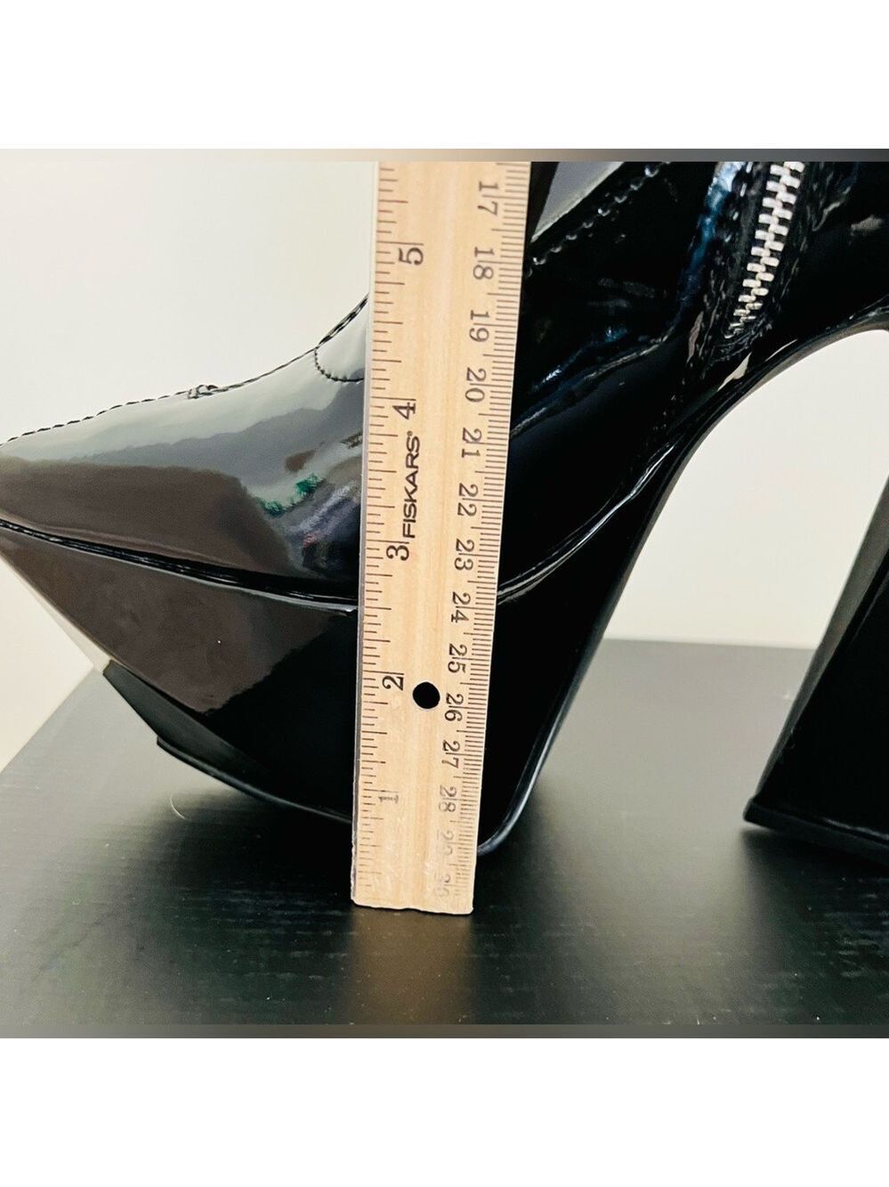 ❤️‍🔥HP!💋Future Trippin’ Ankle Boots Dolls Kill Poster Girl Angular Flare Heel - Picture 6 of 16